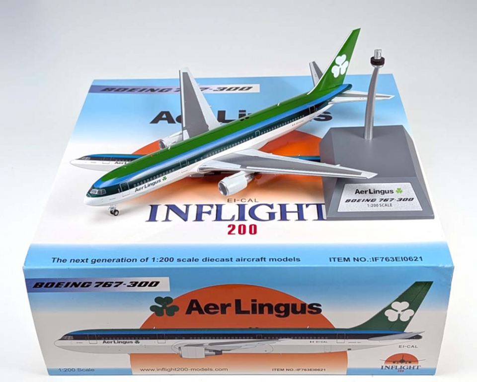 www.JetCollector.com: Aer Lingus B767-300ER w/stand EI-CAL 1:200