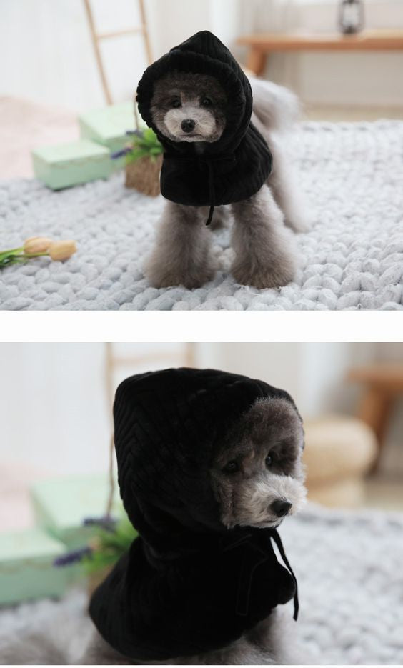 S～XL】ロハスファーケープTOTO&ROY 防寒 保温 ファー素材 綿素材 犬服