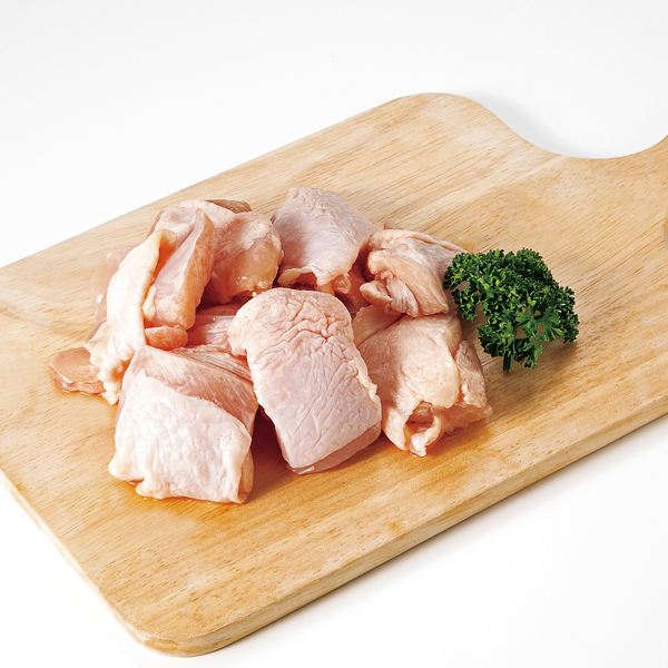 鶏もも角切り30g-40g カット（IQF）｜オリジナル商品｜株式会社