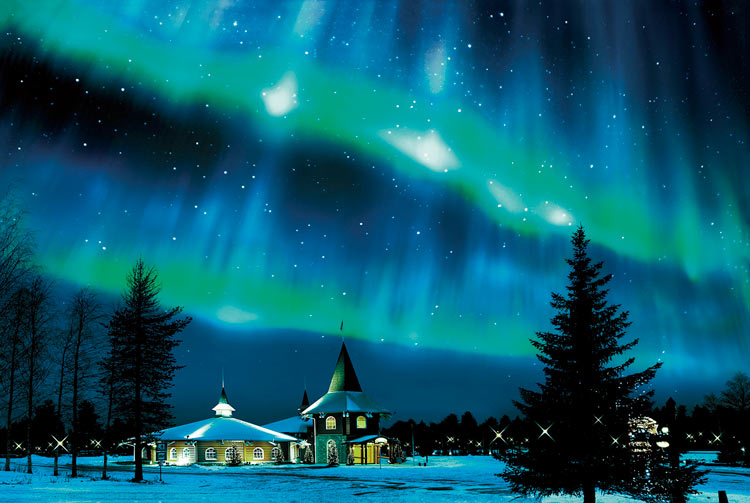 EPO-12-513s 風景 きらめくオーロラの夜-フィンランド 1000ピース ［CP