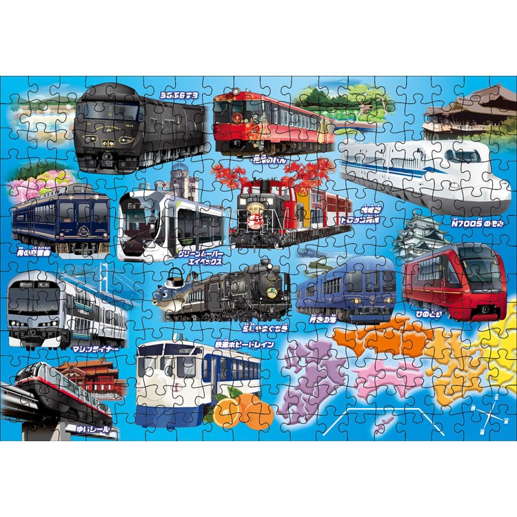 列車の旅 メロス号 春を行く(津軽鉄道) 500ピース ジグソーパズル 列車