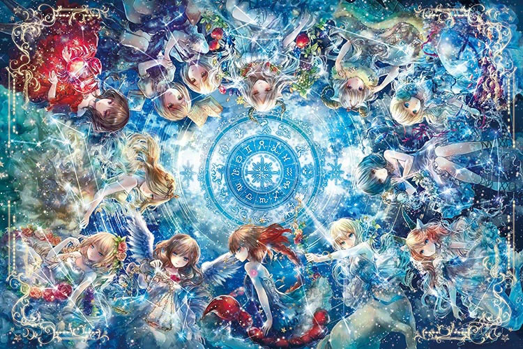 EPO-12-042 おにねこ 12星座物語 1000ピース ［CP-PP］ エポック社 の