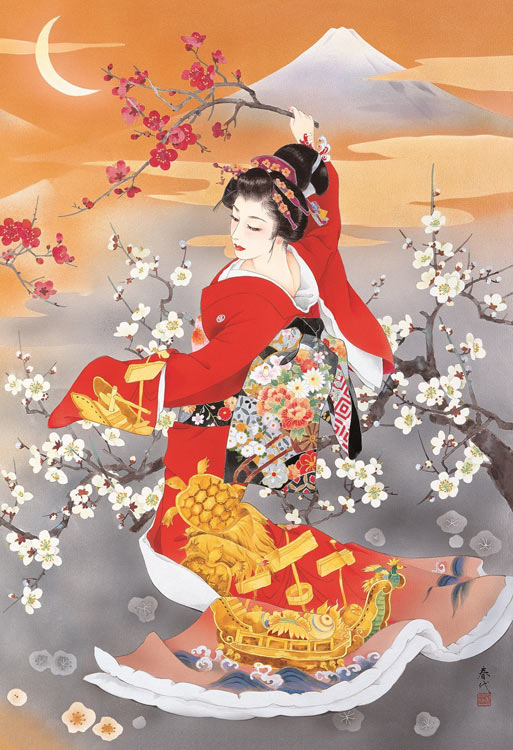 わたせせいぞう パズル 300ピース ハナミズキの咲く頃 希少