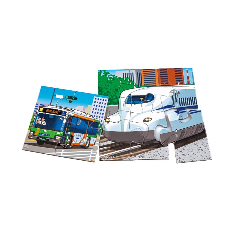 希少！ くもん式ジグソーパズル 乗り物 C&Dセット 希少！ くもん式