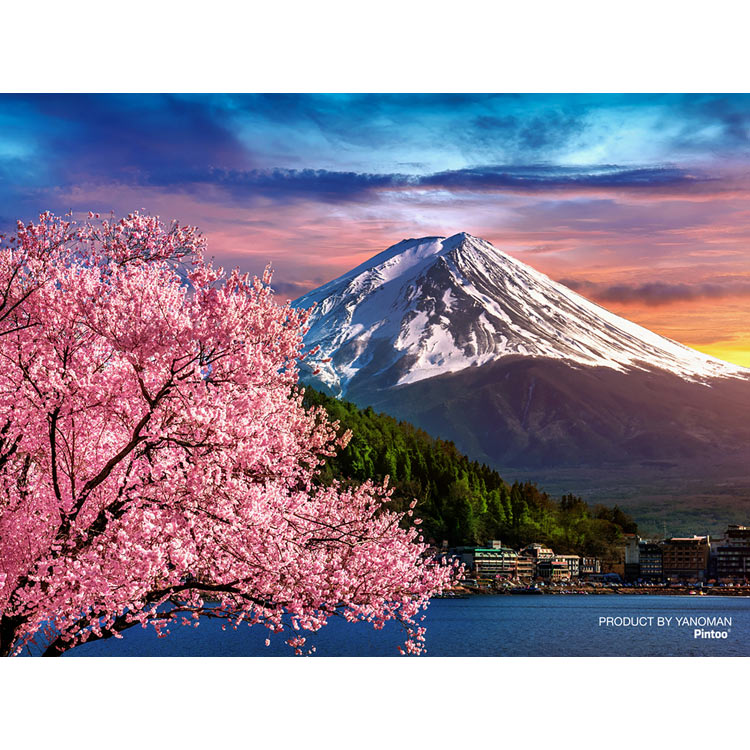 YAM-2308-54 風景 桜の季節と富士山 150ピース ［CP-WH］ やのまん の