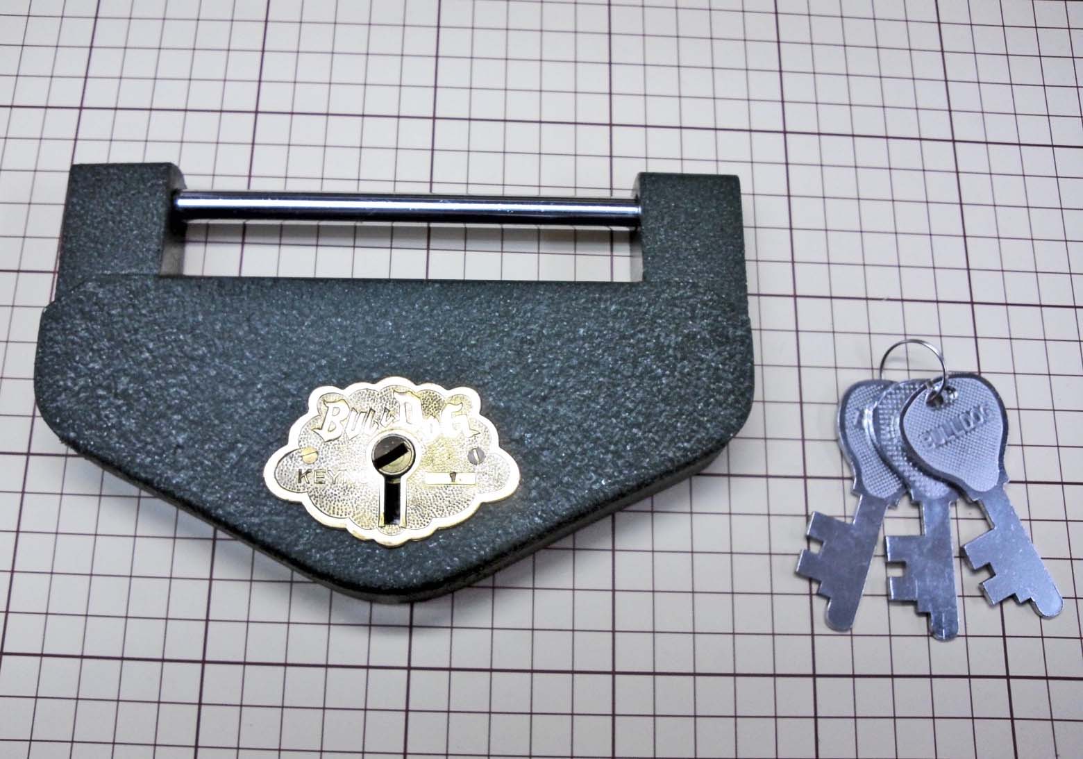 ブルドック倉庫錠4号 SL-57（南京錠） ◇ ブルドック倉庫錠4号 SL-57（