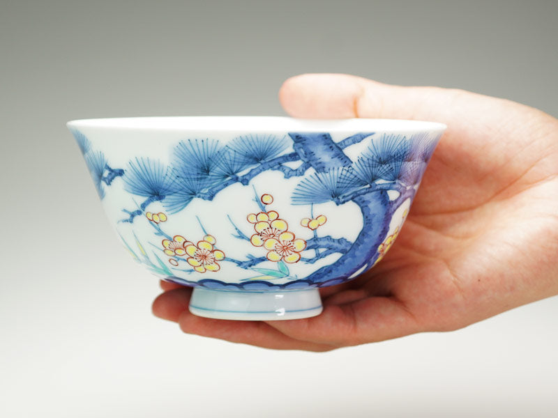 ✨極美品✨名窯 泰山 ~ 花水木柄 有田焼 高級 茶碗 ~ ✨極美品✨名窯