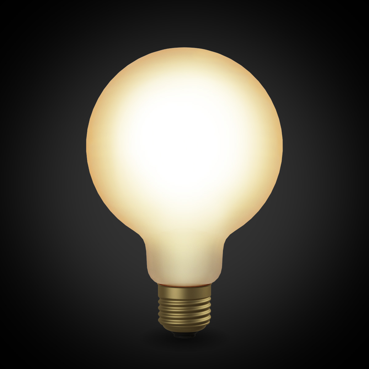 フィラメントLED電球「Siphon」 Ball95 LDF72D ホワイト ボール95 Only One