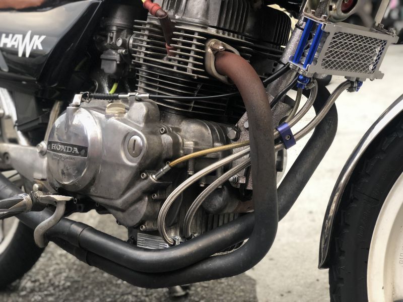 CB400T ホーク用One'S&M製 オイルクーラー