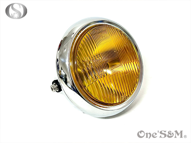 当時物、ビンテージ尖りガラスレンズヘッドライトになります☆激レア