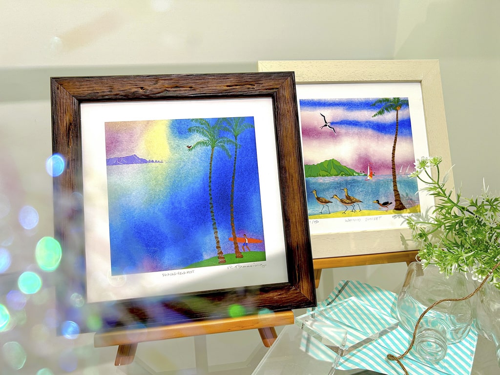 ロザリー プルッシングワイキキビーチのアート - 海をテーマにした