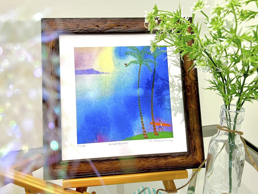 TwoCrows Welzie レジンアート原画 ハワイアン TwoCrows Welzie レジン