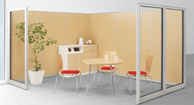 LPX-1907-LM 生興 パーテーションLPX 高さ1900 幅700 ライムの通販