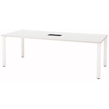 REV-W1890-NA 井上金庫 会議用テーブル 幅1800mm 奥行900mm ホワイト