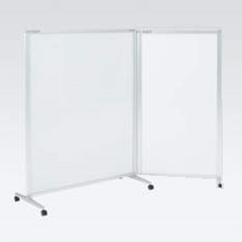 取付無料！オカムラ クロス内蔵 伸縮式ロールパーテーション