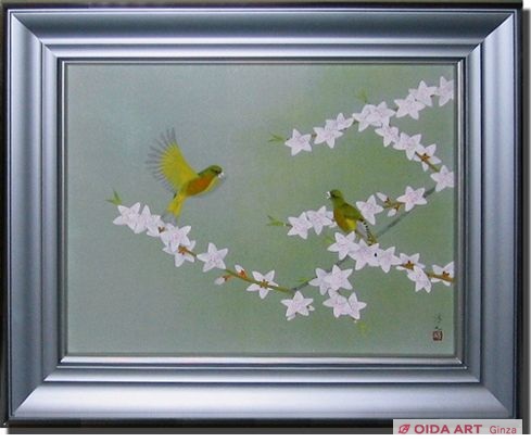 上村淳之 春禽 | 絵画など美術品の販売と買取 | 東京・銀座 おいだ美術