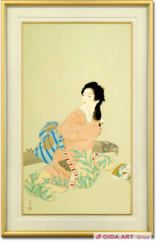 上村松園 娘深雪 | 絵画など美術品の販売と買取 | 東京・銀座 おいだ美術