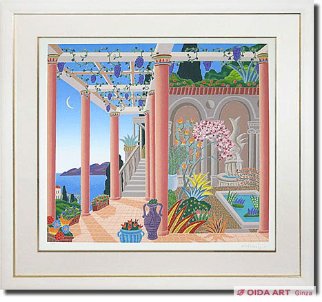 手描きの油絵[トーマスガーデン]3