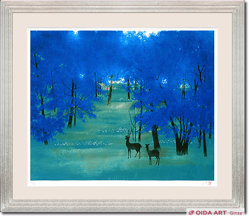 長谷川音市の10号直筆油絵です