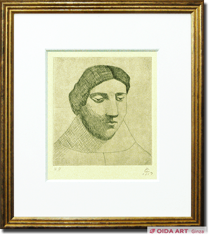 有元利夫 人物画 版画 有元利夫 8 Pieces d'ARLEQUINES #59 | 絵画