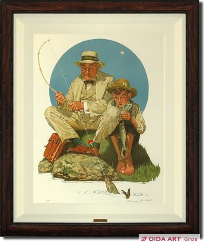 額装品/TheCritic/ノーマン ロックウェル/アート/ポスター/インテリア