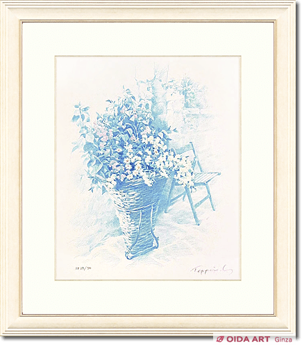 笹倉鉄平 フラワーバスケット | 絵画など美術品の販売と買取 | 東京