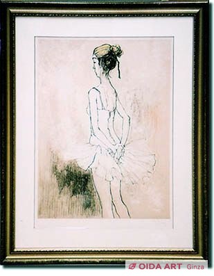 rinrinさま専用ジャンセン『紫色のターバンを巻いたバレリーナ