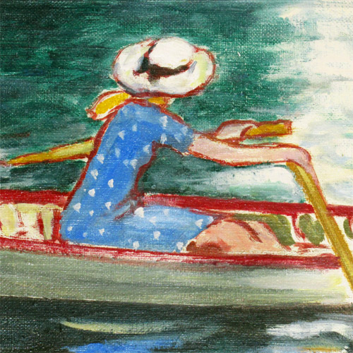 カシニョール ボート漕ぎ（バーク） | 絵画など美術品の販売と買取