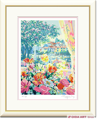 笹倉鉄平 水辺の四季 春のマジョーレ湖 | 絵画など美術品の販売と買取