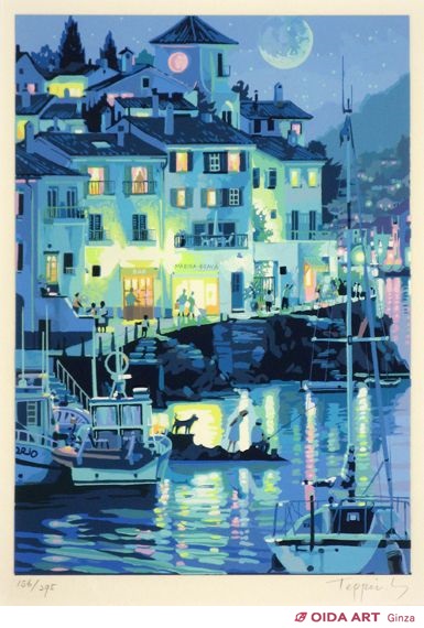 笹倉鉄平 水辺の四季 カダケスの夏 | 絵画など美術品の販売と買取