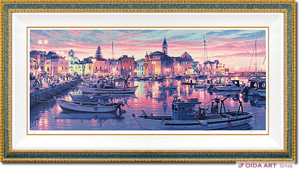 笹倉鉄平 バルカローラ シルクスクリーン 笹倉鉄平 バルカローラ