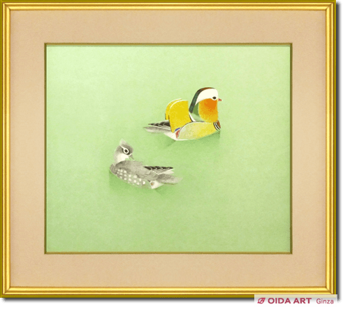 上村淳之（祖父母は上村松園） 鴨 上村淳之（祖父母は上村松園） 鴨