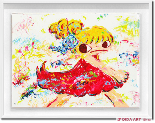 貴重 箱あり ロッカクアヤコ 上海限定 ポスター 中国龍美術館 限定品