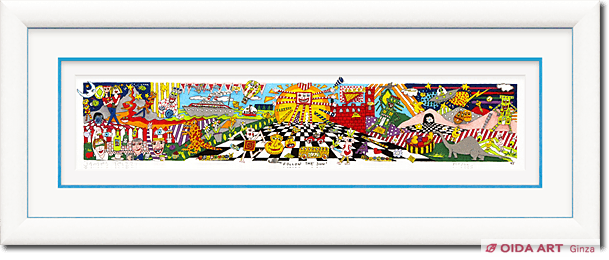 ☆大型作品&極美品☆ジェームスリジィ作 「Follow the Sun」