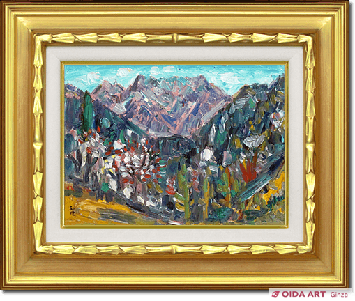 小林和作 春の山 | 絵画など美術品の販売と買取 | 東京・銀座 おいだ美術