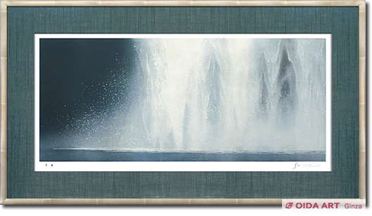 千住博「ウォーターフォール」 ×大倉陶園×わじま庄右エ門