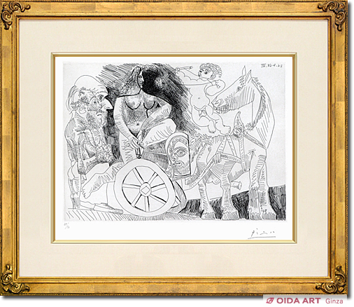 真作】【複製】複製画 パブロ・ピカソ エロチカシリーズ 独創的な線