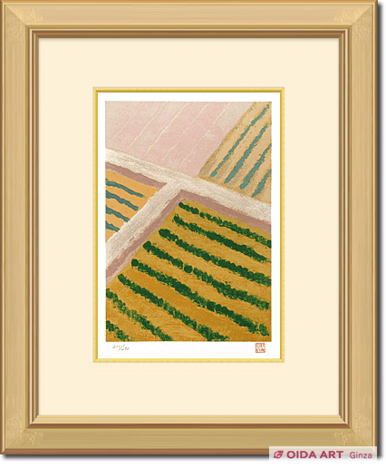 希少 文化勲章受章日本画家版画作品 東山魁夷 版画 季の詩 9