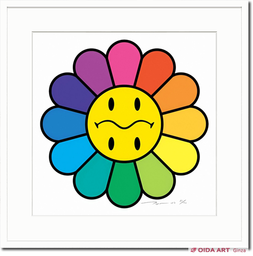 村上隆 レインボースマイリー | 絵画など美術品の販売と買取 | 東京