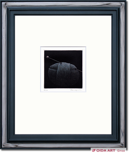 浜口陽三 毛糸 メゾチント 作品 浜口陽三 毛糸 | 絵画など美術品の販売と