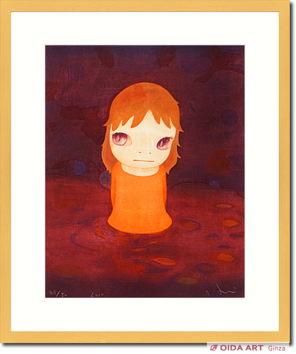 奈良美智「I Don't Want to Grow Up」版画 奈良美智 サイン入り版画 【Don'