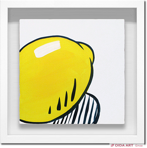 原画 オリジナル 天野タケル Lemon 61x61xm 原画 オリジナル 天野