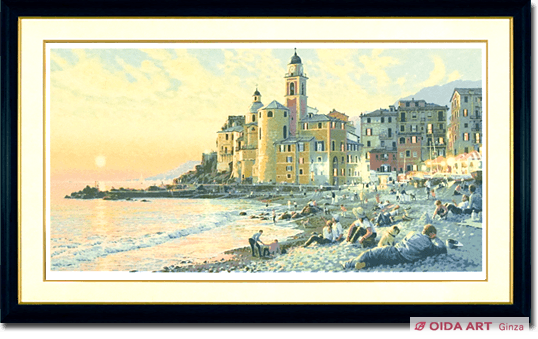 笹倉鉄平 浜辺の日曜日 | 絵画など美術品の販売と買取 | 東京・銀座