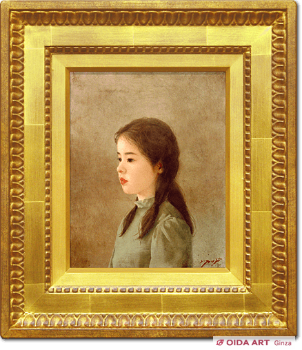 藤井勉 少女 | 絵画など美術品の販売と買取 | 東京・銀座 おいだ美術