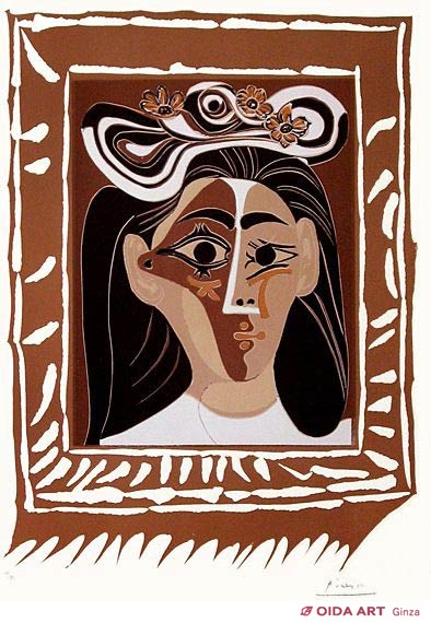 ピカソの女の花飾り