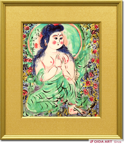 棟方志功(リトグラフ) 御青施無畏図 | 絵画など美術品の販売と買取