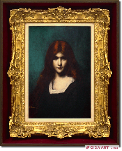ジャンジャック・エンネル絵画女性像原画油絵