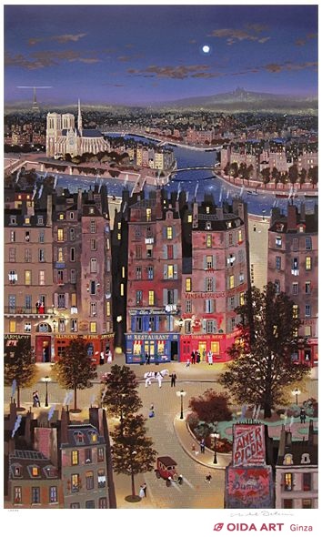 ドラクロワ 夜のパリ | 絵画など美術品の販売と買取 | 東京・銀座 おい