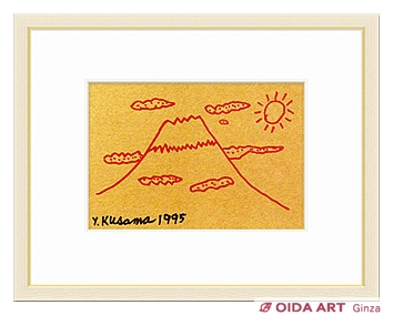 草間彌生さんのサイン色紙4枚 草間彌生さんのサイン色紙4枚