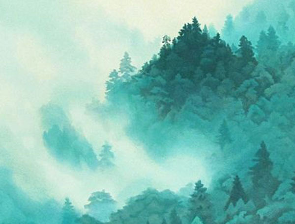 東山魁夷 雲立つ嶺 | 絵画など美術品の販売と買取 | 東京・銀座 おいだ美術